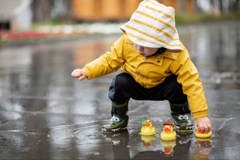 Киев радуется дождям